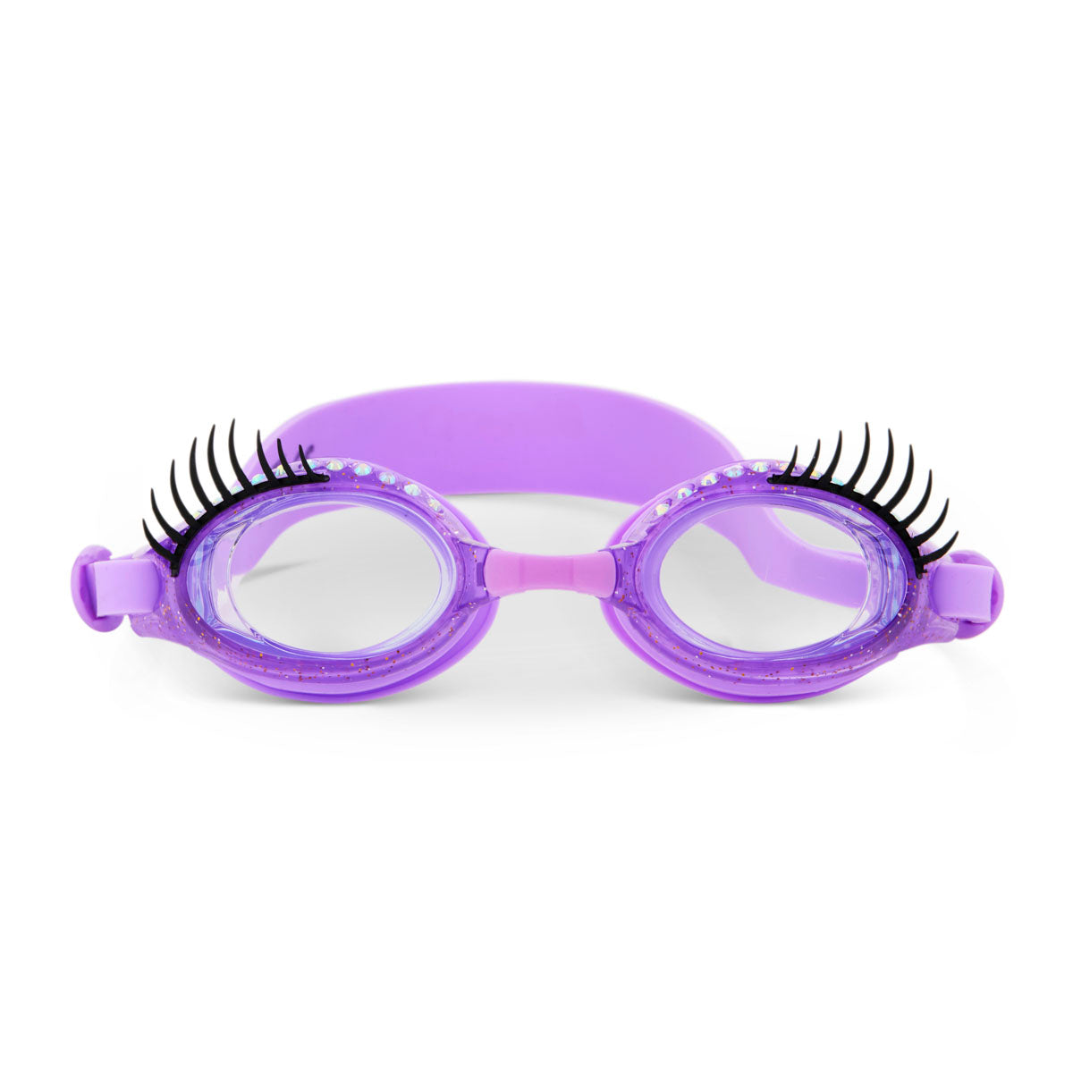 Purple Nail Polish Splash Lash Swim Goggles Bling2o