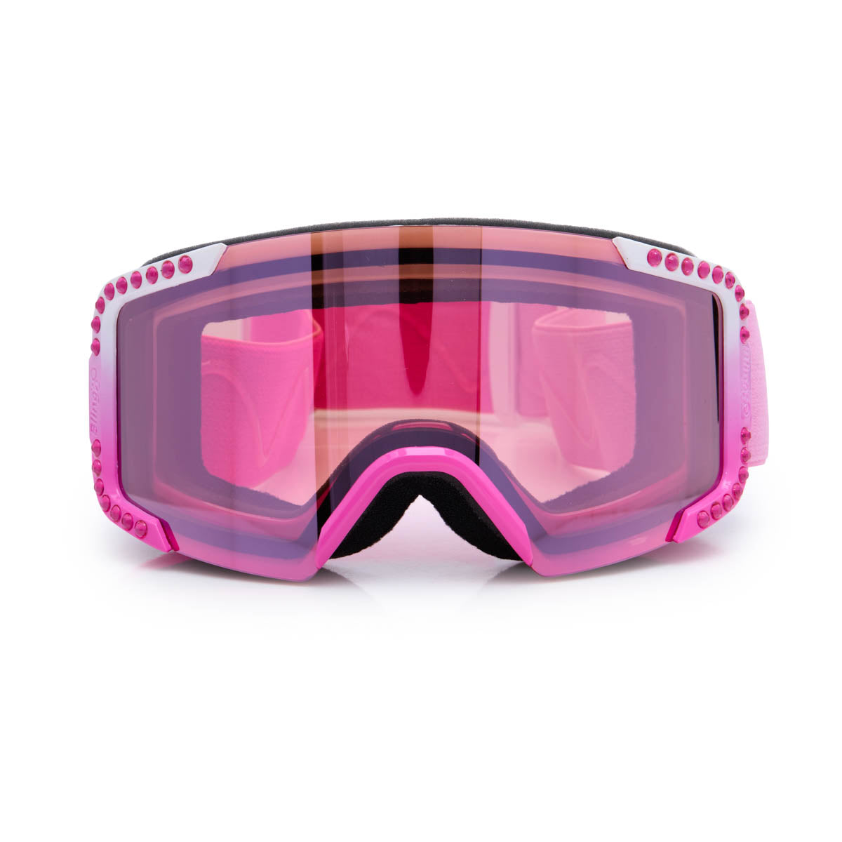 Pink Lustrous Frost Snow Mask