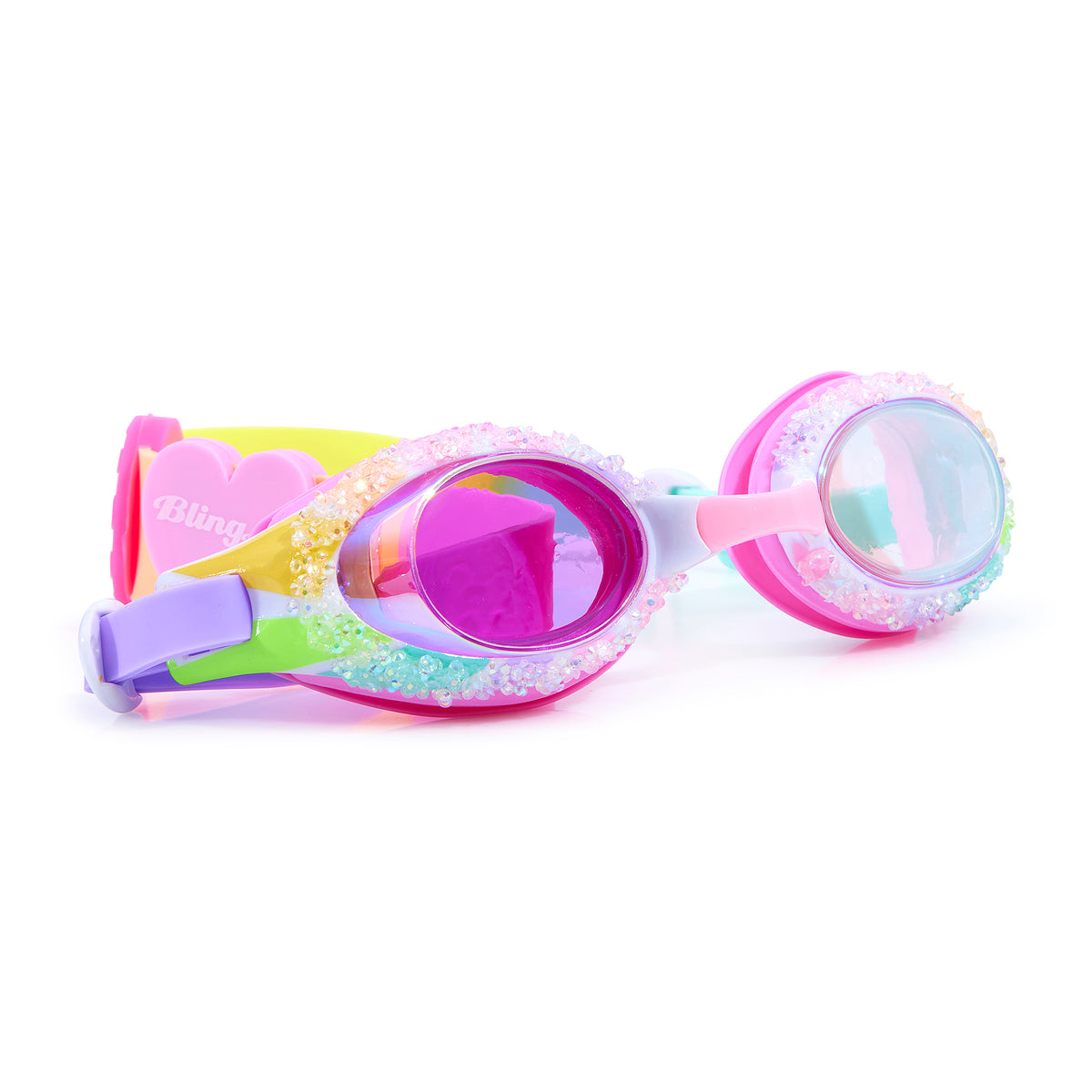 Bling2o Girls Swirls of White Ski Goggles