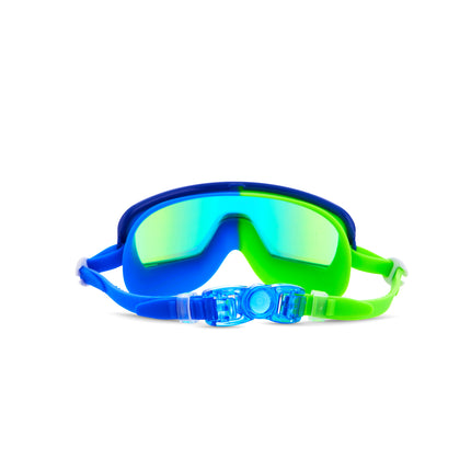 beam of light boys swim goggles in bypass blue angle 3