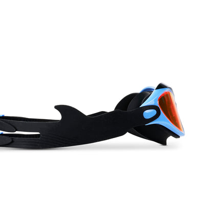 close-up view of Covert Chomp in Deep Cover showing shark fin strap detail