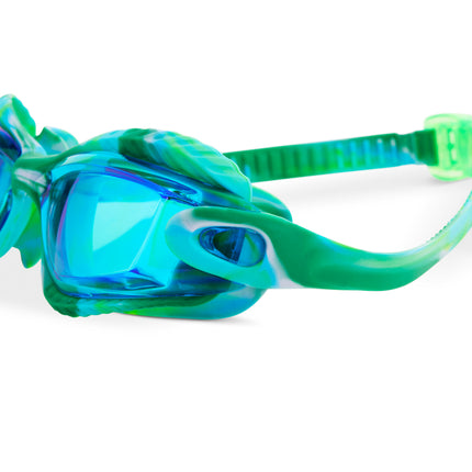 explore the pool kids swim goggles in blue splash angle 4