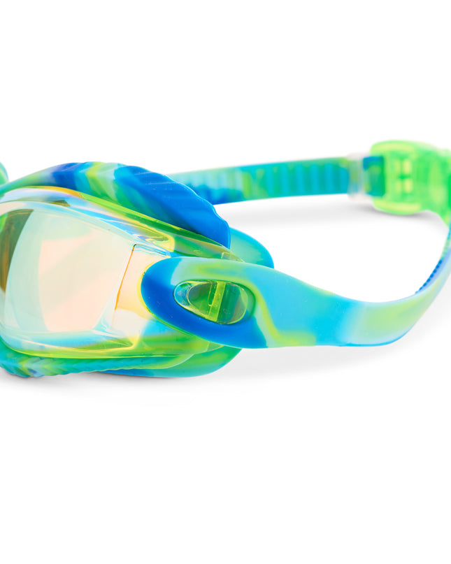 explore the pool kids swim goggles in green oasis angle 4
