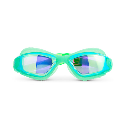 explore the pool kids swim goggles in sea green angle 1