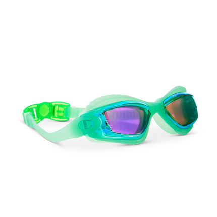 explore the pool kids swim goggles in sea green angle 2