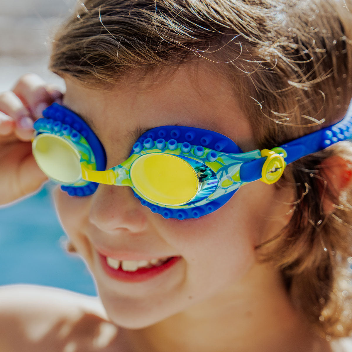 goggles for ocean swimming Sea Siphon Octopod Boy Kids' Swim Goggles