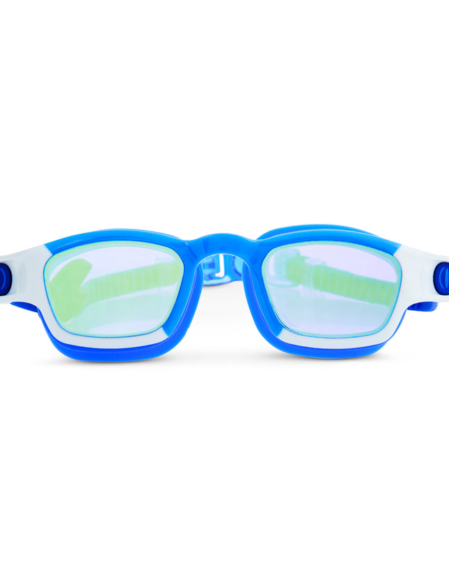 Oceanic Blue Short Fin Shark Boy Kids' Swim Goggles