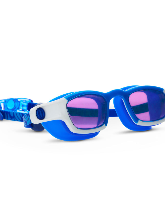 Oceanic Blue Short Fin Shark Boy Kids' Swim Goggles
