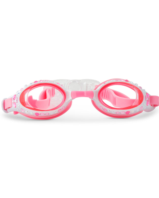 Pearl White Beautiful Bows Girl Kids' Swim Goggles