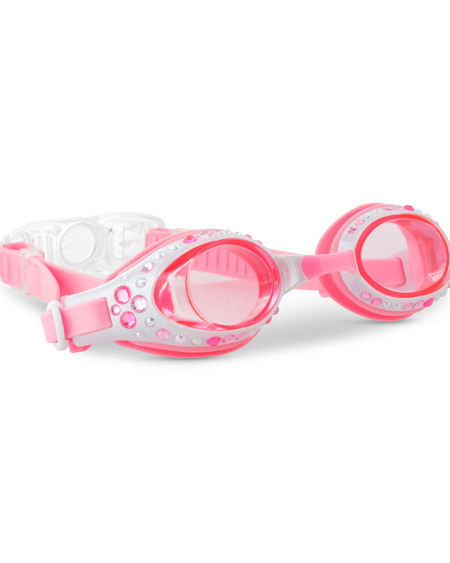Pearl White Beautiful Bows Girl Kids' Swim Goggles