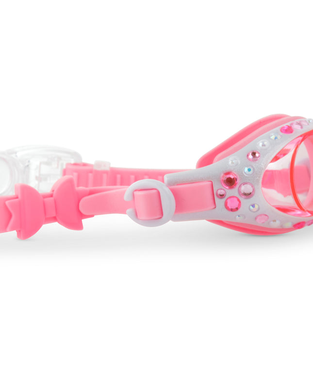 Pearl White Beautiful Bows Girl Kids' Swim Goggles