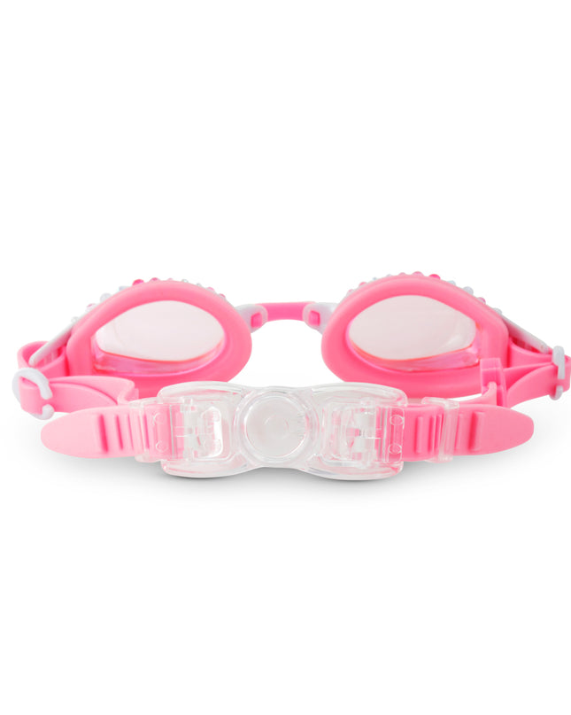 Pearl White Beautiful Bows Girl Kids' Swim Goggles
