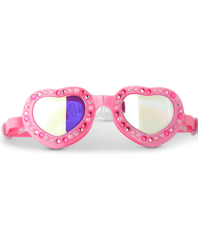 Pink Lace Beautiful Bows Girl Kids' Swim Goggles
