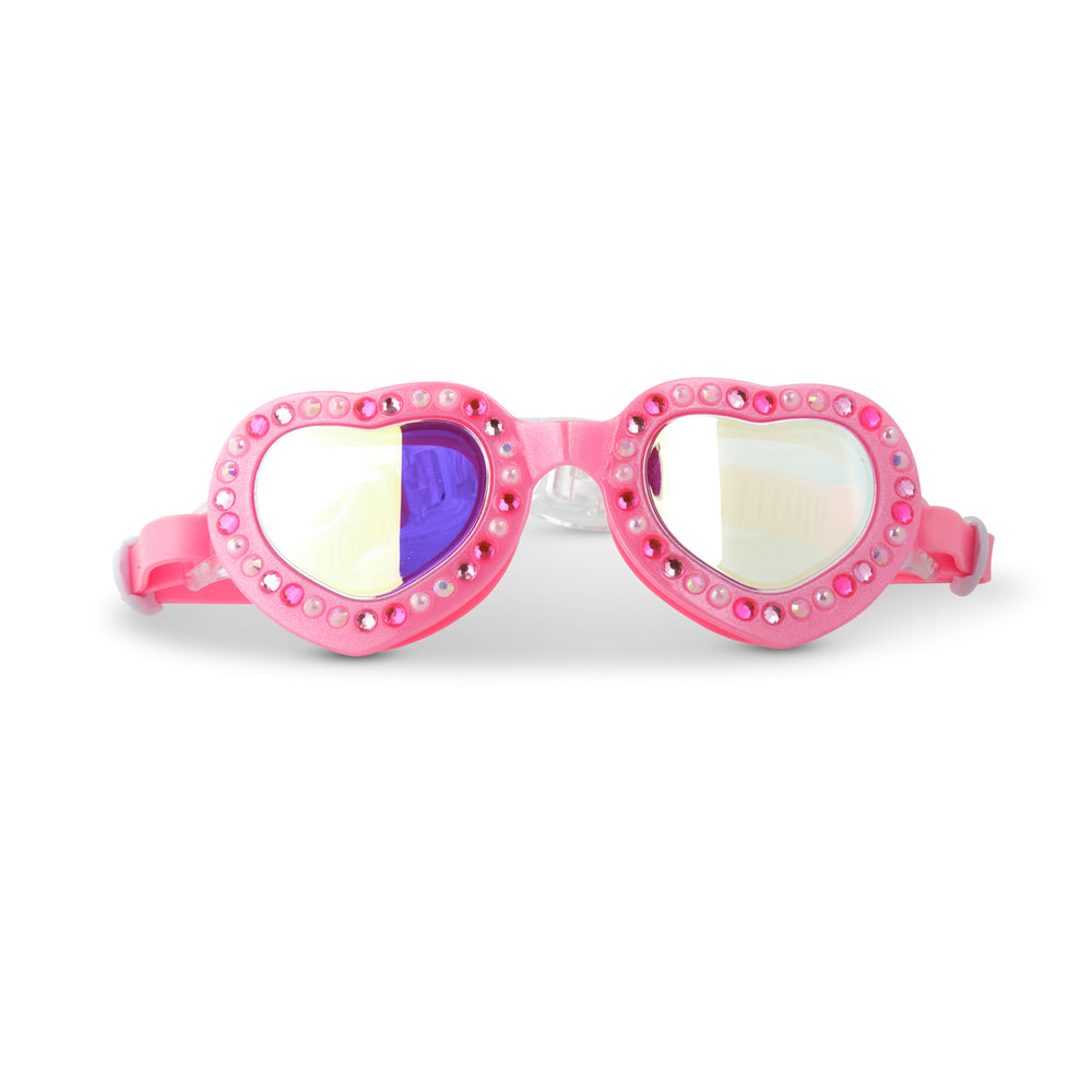 Pink Lace Beautiful Bows Girl Kids' Swim Goggles