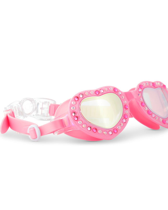 Pink Lace Beautiful Bows Girl Kids' Swim Goggles
