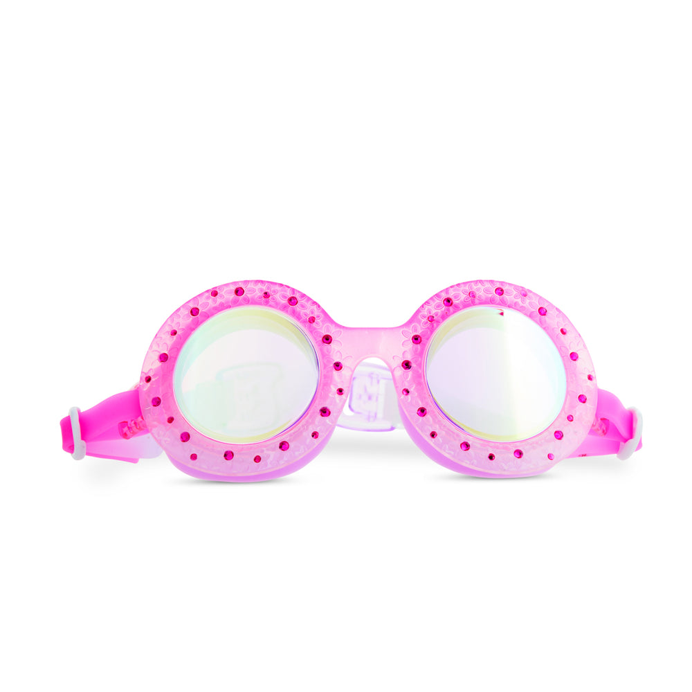 Blush Begonia Budding Flowers Girl Kids' Swim Goggles