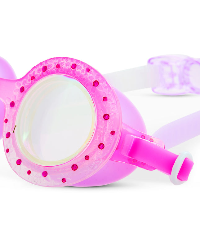 Blush Begonia Budding Flowers Girl Kids' Swim Goggles