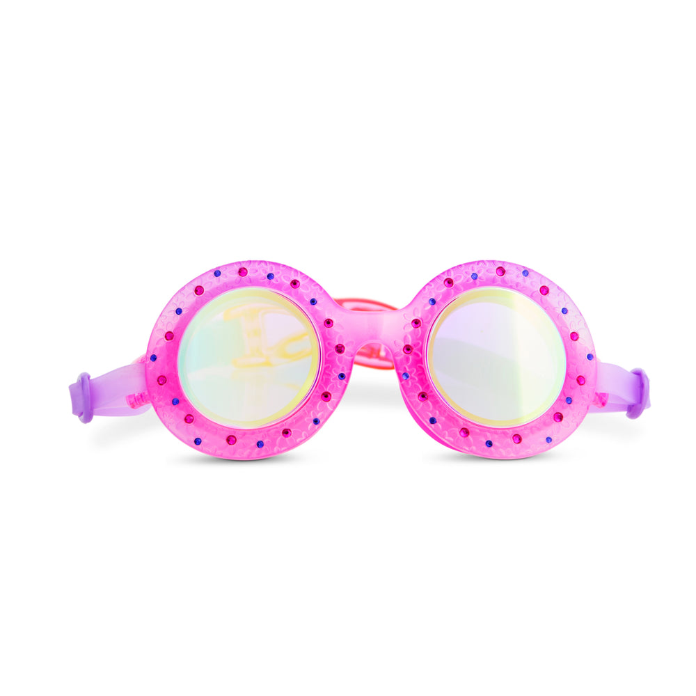 Morning Magenta Budding Flowers Girl Kids' Swim Goggles