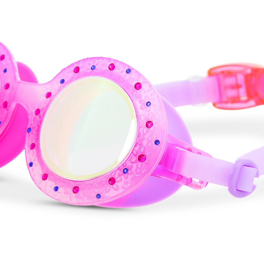 Morning Magenta Budding Flowers Girl Kids' Swim Goggles
