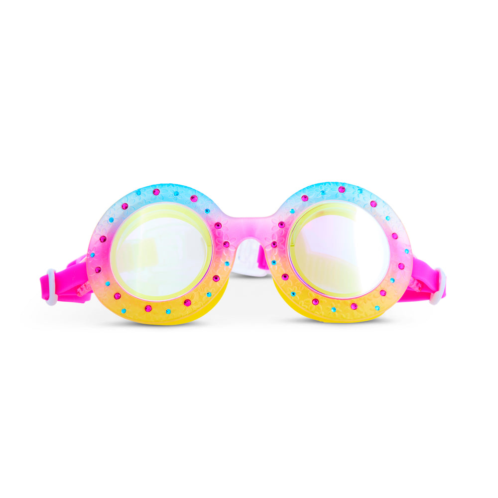 Summer Solstice Budding Flowers Girl Kids' Swim Goggles