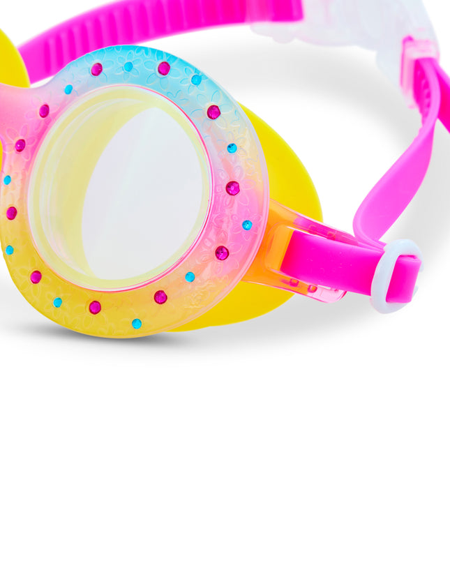Summer Solstice Budding Flowers Girl Kids' Swim Goggles