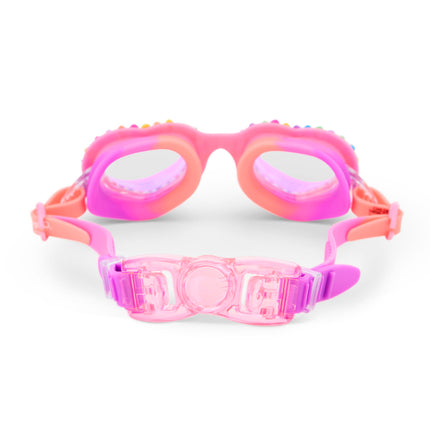 Be True Pink Candy Heart Kids' Swim Goggles