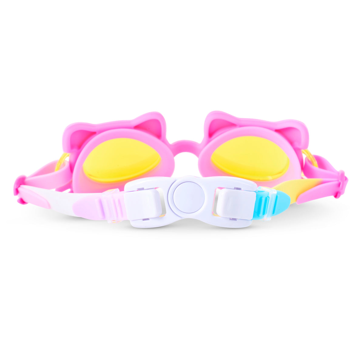 foam swimming goggles Flexi Feline Kids’ Swim Goggles – Plush Paw Pink