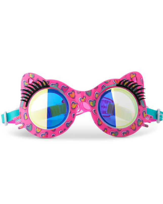 Purrty Pink Paws Kids' Swim Goggles
