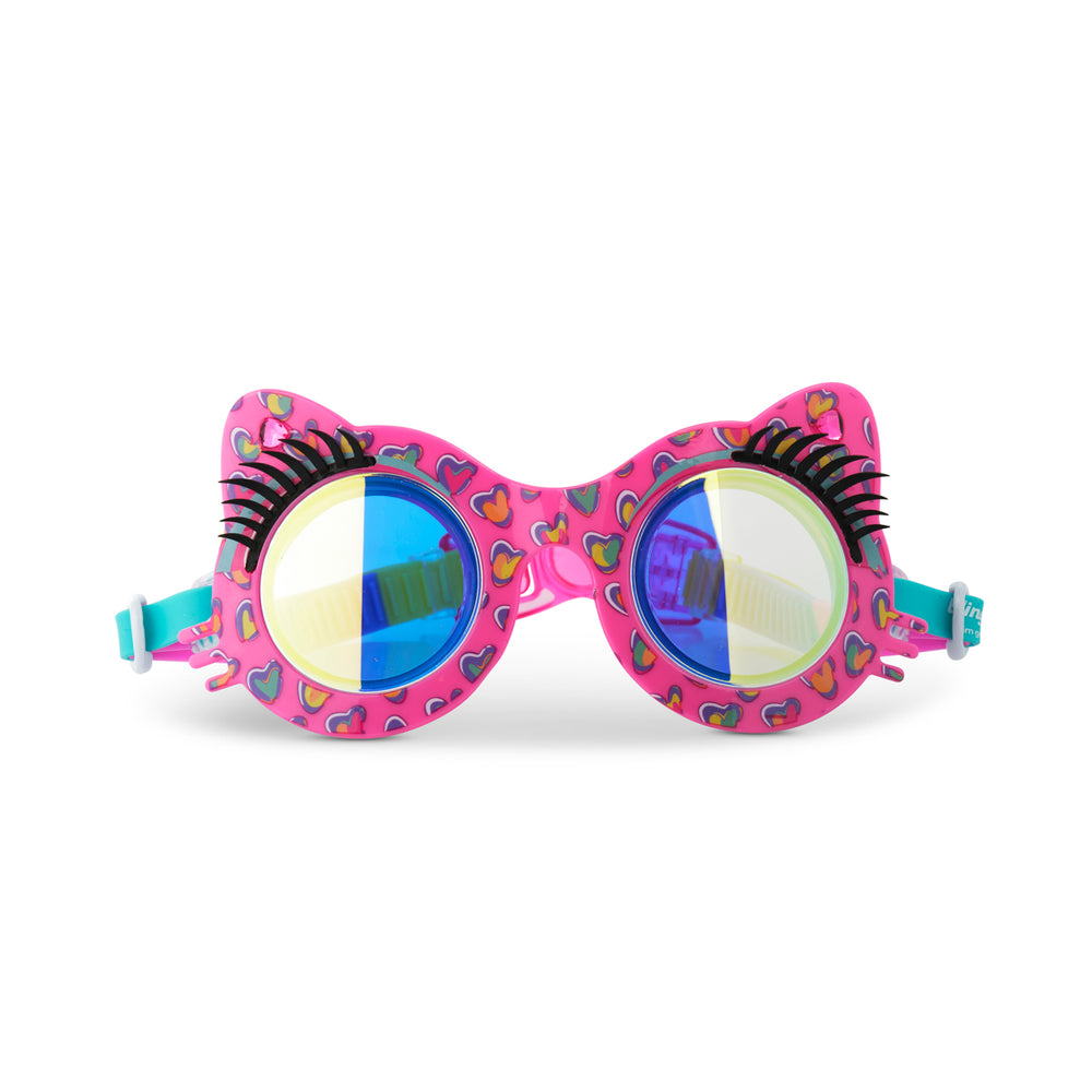 Purrty Pink Paws Kids' Swim Goggles