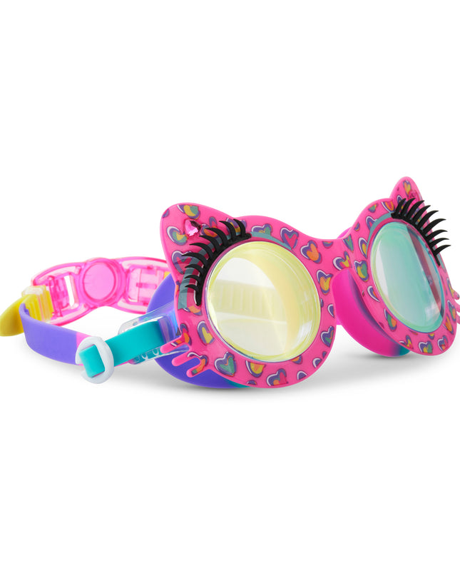 Purrty Pink Paws Kids' Swim Goggles