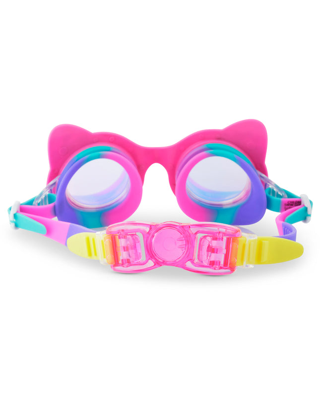 Purrty Pink Paws Kids' Swim Goggles
