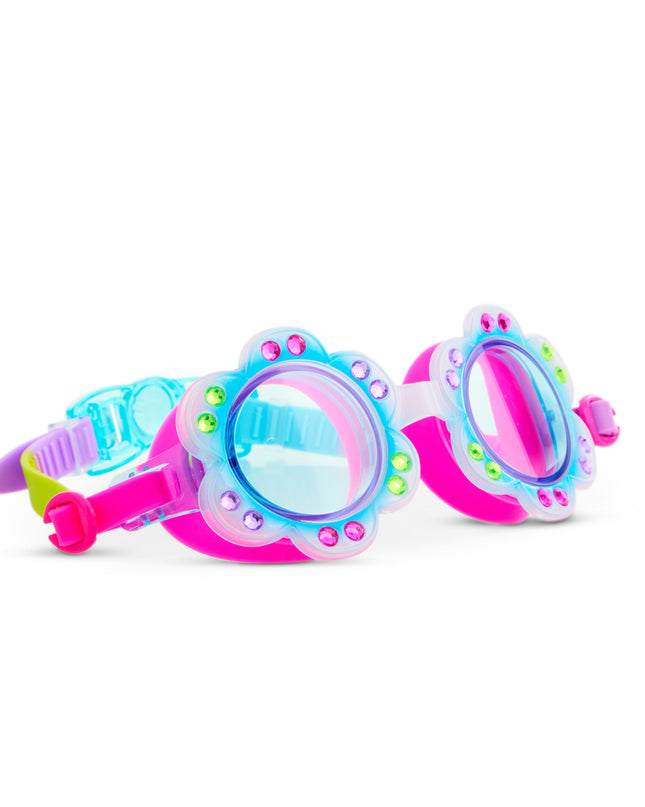 Blossom Blue Petals Girl Kids' Swim Goggles