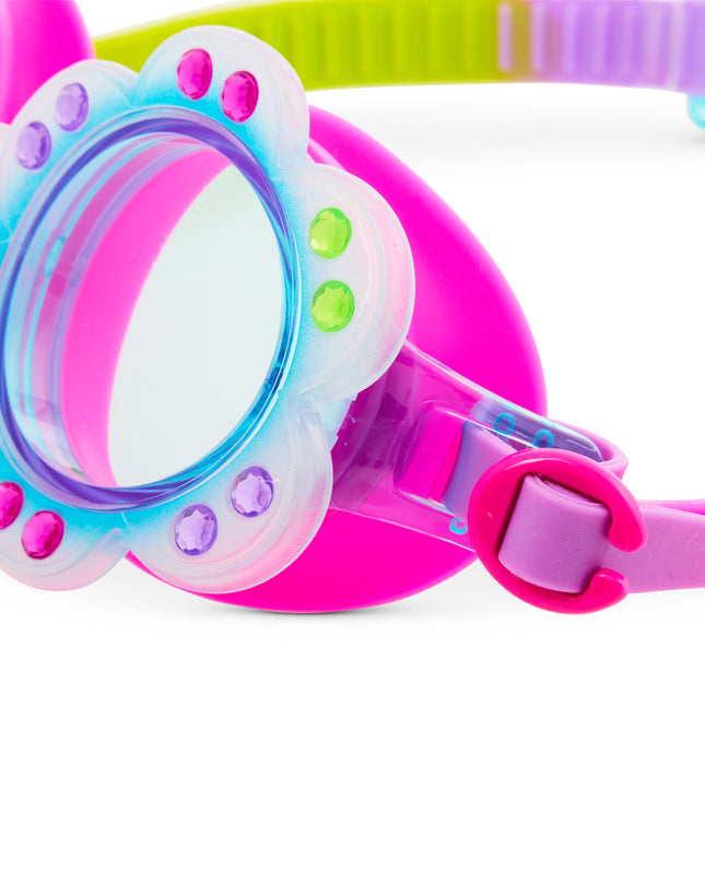 Blossom Blue Petals Girl Kids' Swim Goggles