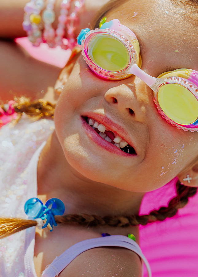 rainbow goggles Colorful Clouds Girl Kids' Swim KIT OPTIONS:HEAT KIT Cube Cubie 160 | 800473417931 Stella Cove collection of