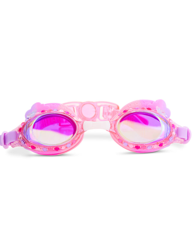 Floating Fuchsia Rainbow Girl Kids' Swim Goggles