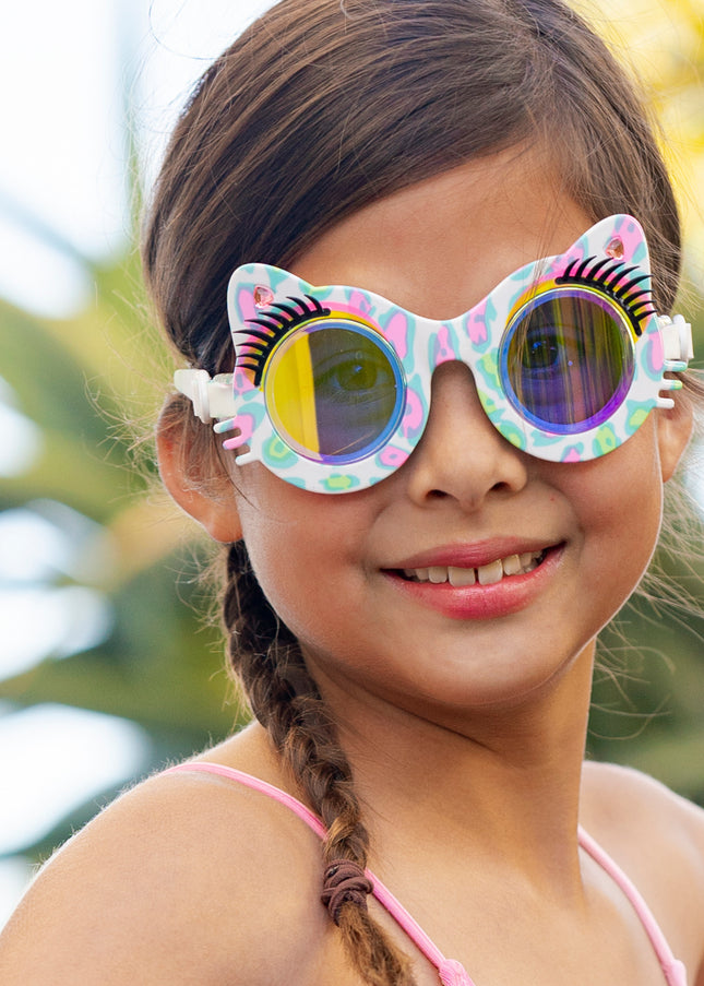 Gem Spots Savvy Cat Kids' Swim Goggles
