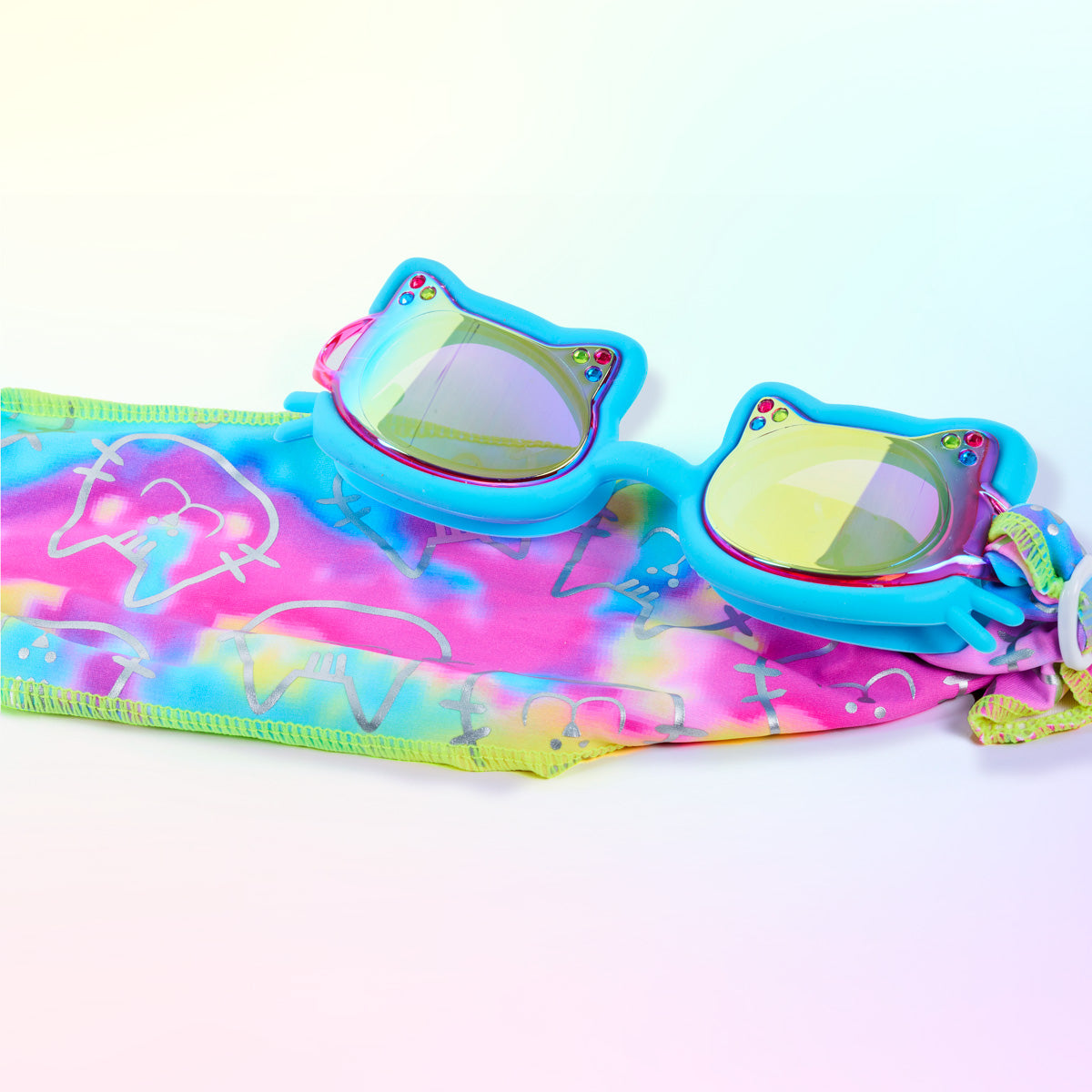 Soft Paws Kids’ Swim Goggles – Cozy Blue