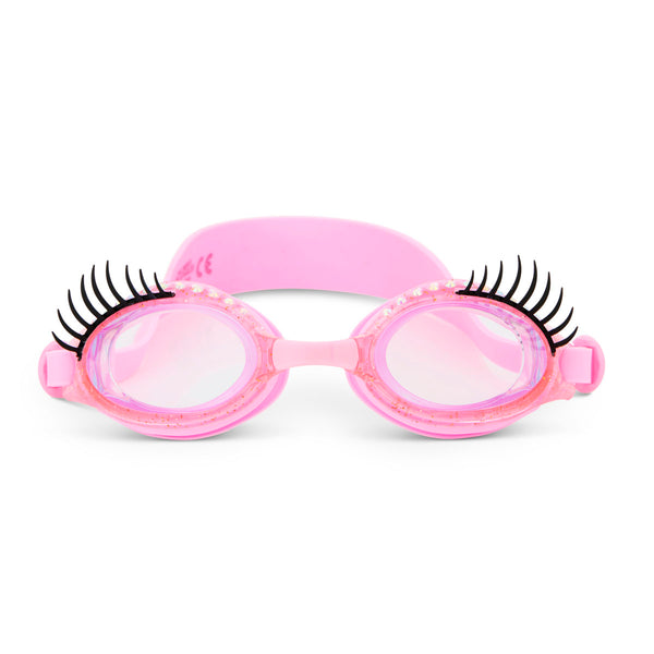 Powder Puff Pink Splash Lash Swim Goggles – Bling2o