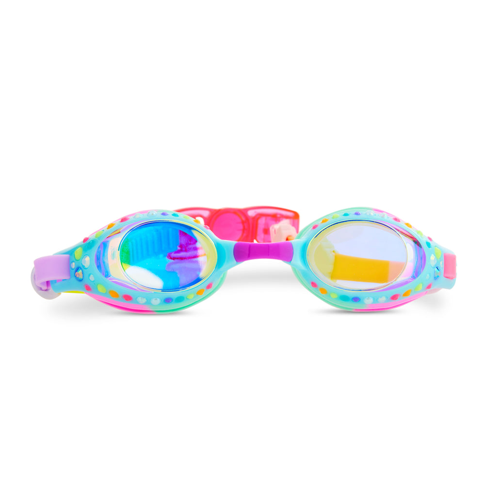 Barrier Reef Blue Tropical Getaway Girl Kids' Swim Goggles