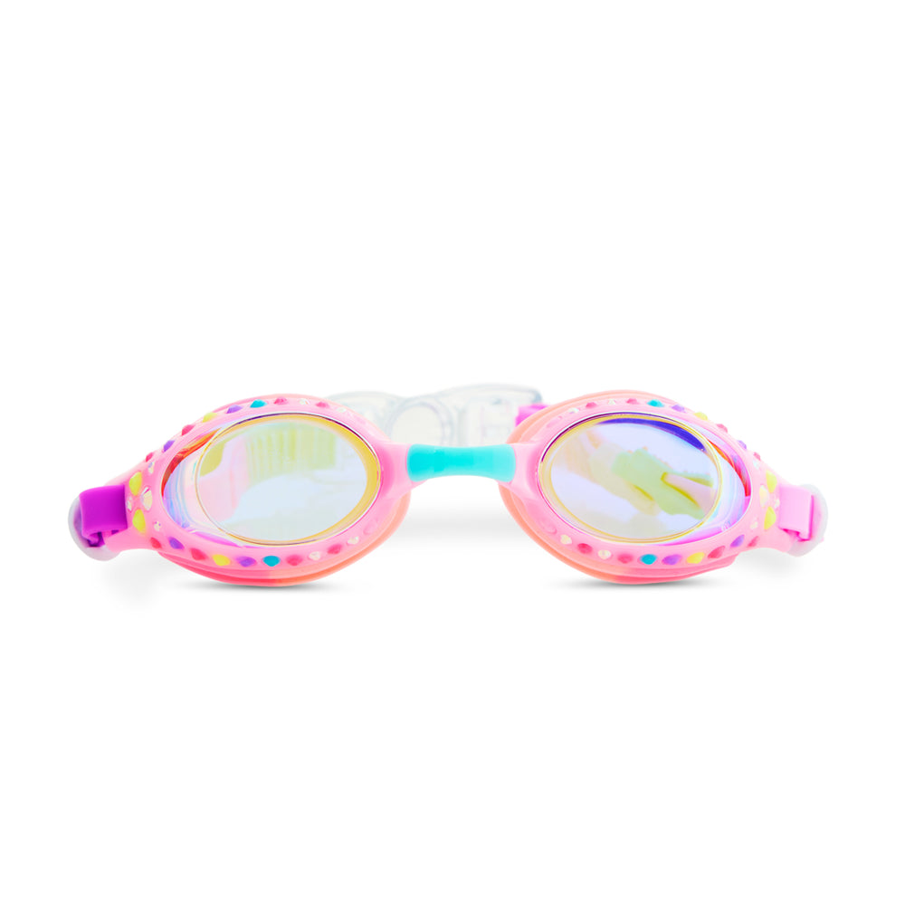 Pink Paradise Tropical Getaway Girl Kids' Swim Goggles