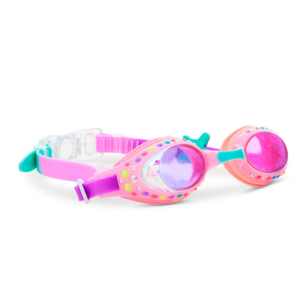 Pink Paradise Tropical Getaway Girl Kids' Swim Goggles