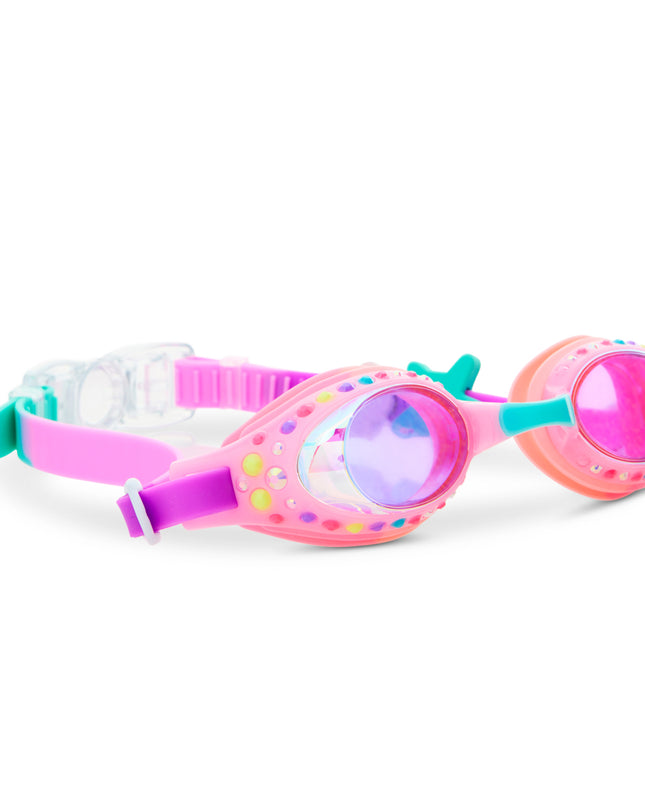 Pink Paradise Tropical Getaway Girl Kids' Swim Goggles