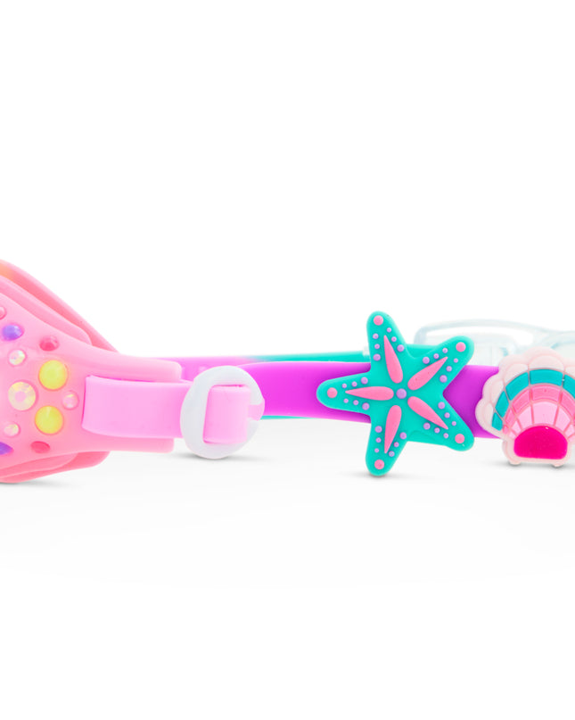 Pink Paradise Tropical Getaway Girl Kids' Swim Goggles