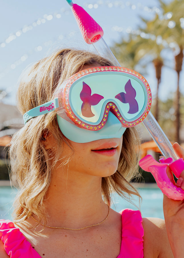Blue Sushi Mermaid Kids' Swim Mask