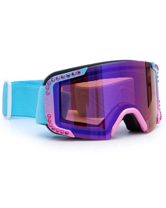 Turquoise Lustrous Frost Kids' Ski Goggles