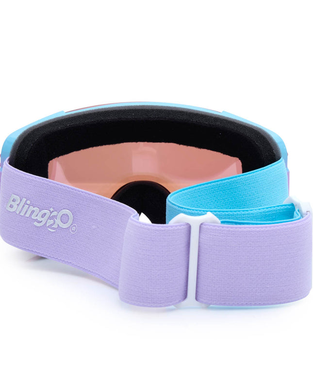 Turquoise Lustrous Frost Kids' Ski Goggles