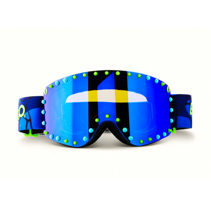 Shining Blue Kids' Ski Goggles