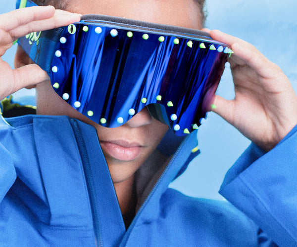 Shining Blue Kids' Ski Goggles