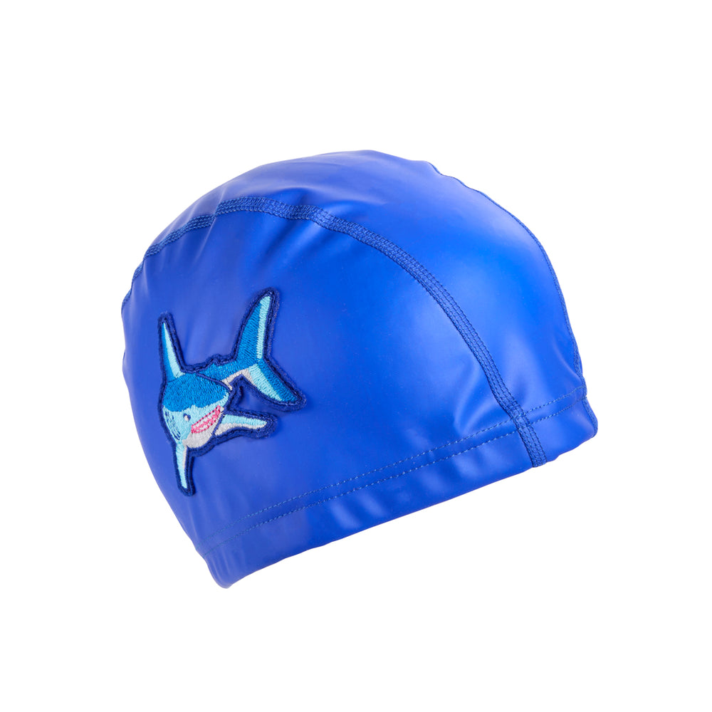 Blue Shark Kids' Swim Cap