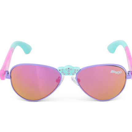 Suntan Turquoise Hampton Beach Kids' Sunglasses